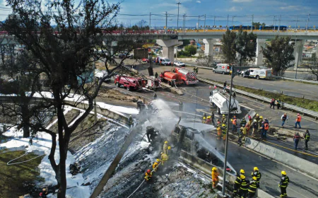 Explosão de caminhão-tanque deixa 90 feridos na Cidade do México