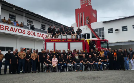 CORPO DE BOMBEIROS REALIZA SOLENIDADE EM HOMENAGEM AOS VETERANOS.