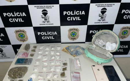 Polícia Civil prende suspeito por tráfico de drogas em Carmópolis