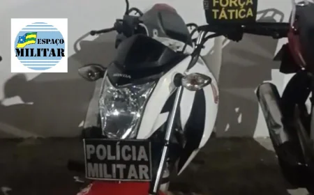 5º BATALHÃO RECUPERA MOTOCICLETA COM RESTRIÇÃO DE ROUBO EM NOSSA SENHORA DO SOCORRO.