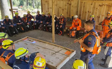 BOMBEIRA DA SEÇÃO DE BUSCA, RESGATE E SALVAMENTO COM CÃES (SBRESC) DO CBMSE CONCLUI CURSO DE BUSCA TERRESTRE EM SANTA CATARINA.