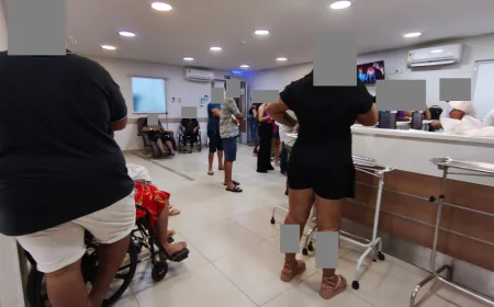 PACIENTES DENUNCIAM CAOS NA URGÊNCIA DA HAPVIDA COM DEMORA NOS ATENDIMENTOS E SEM LUGARES PARA ACOMODAR OS ENFERMOS.