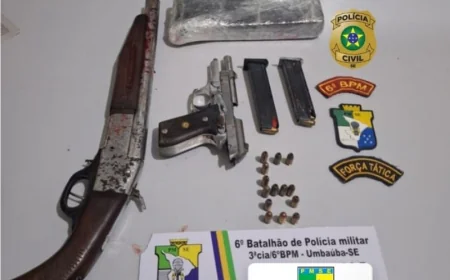 Ação integrada entre as Polícias Militar e Civil resulta em apreensões em Umbaúba