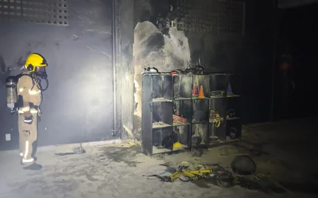 BOMBEIROS ATENDEM OCORRÊNCIA DE PRINCÍPIO DE INCÊNDIO EM ACADEMIA EM ARACAJU.