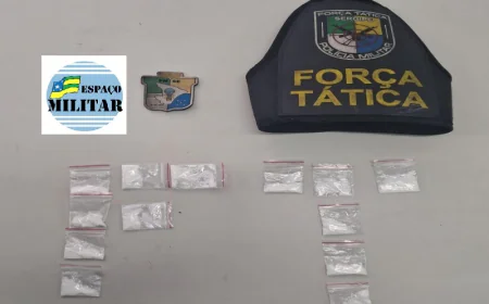 8º BATALHÃO PRENDE HOMEM ACUSADO DE TRÁFICO DE DROGAS NO BAIRRO GETÚLIO VARGAS.