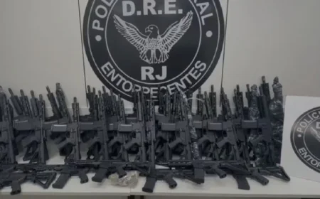 POLÍCIA FEDERAL DESMONTA FÁBRICA CLANDESTINA QUE PRODUZIA 3,5 MIL FUZIS PARA RACÇÕES DO RIO.