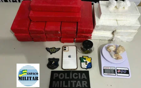 GETAM APREENDE MAIS DE 19 KG DE DROGAS DURANTE PATRULHAMENTO EM NOSSA SENHORA DO SOCORRO.
