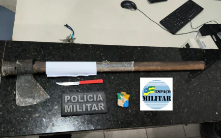 7º BATALHÃO PRENDE HOMEM APÓS INVADIR RESIDÊNCIA E TENTAR AGREDIR MORADOR COM ARMA BRANCA, EM LAGARTO.