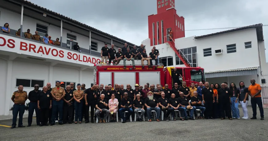 CORPO DE BOMBEIROS REALIZA SOLENIDADE EM HOMENAGEM AOS VETERANOS.