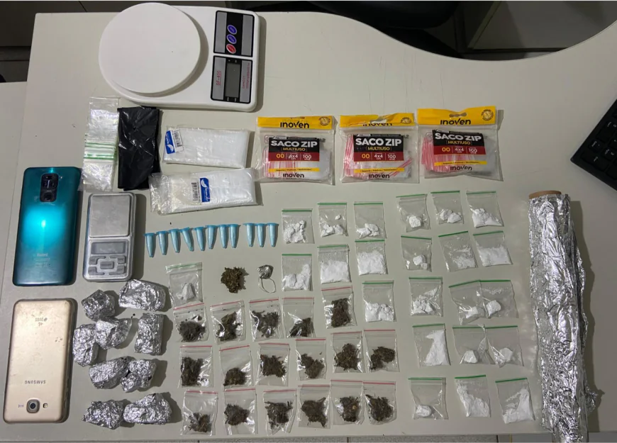Polícia Civil prende em flagrante suspeito de tráfico de drogas em Lagarto