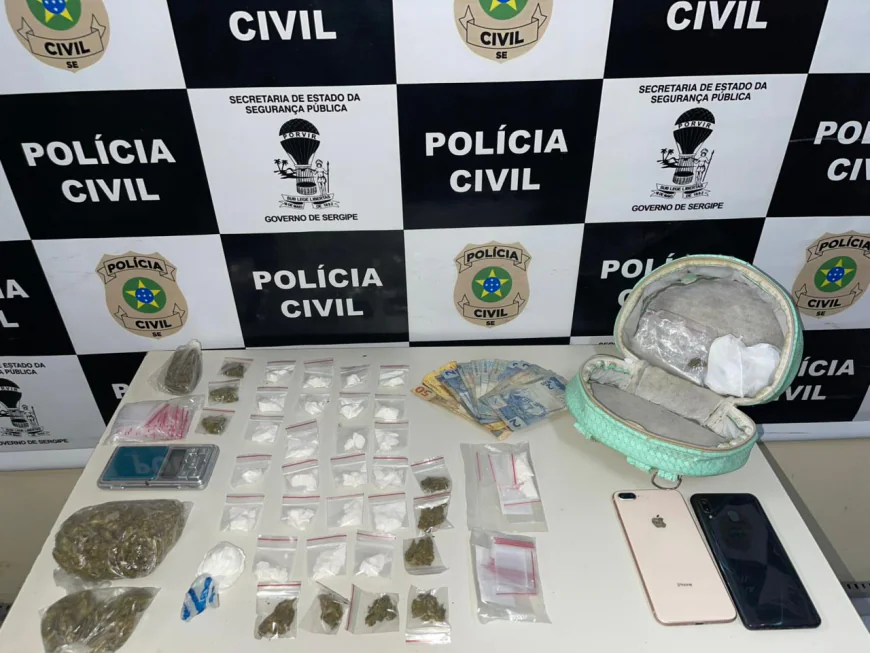Polícia Civil prende suspeito por tráfico de drogas em Carmópolis