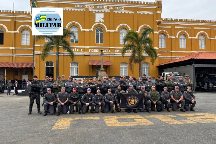POLICIAIS MILITARES DE SERGIPE CONCLUEM O CURSO DE ESPECIALIZAÇÃO NA ROTA DE SÃO PAULO.