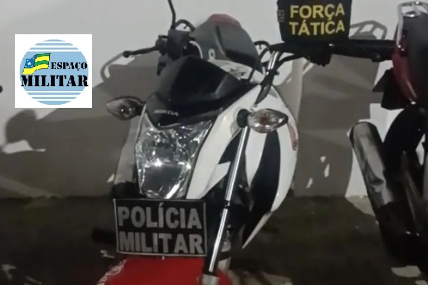 5º BATALHÃO RECUPERA MOTOCICLETA COM RESTRIÇÃO DE ROUBO EM NOSSA SENHORA DO SOCORRO.