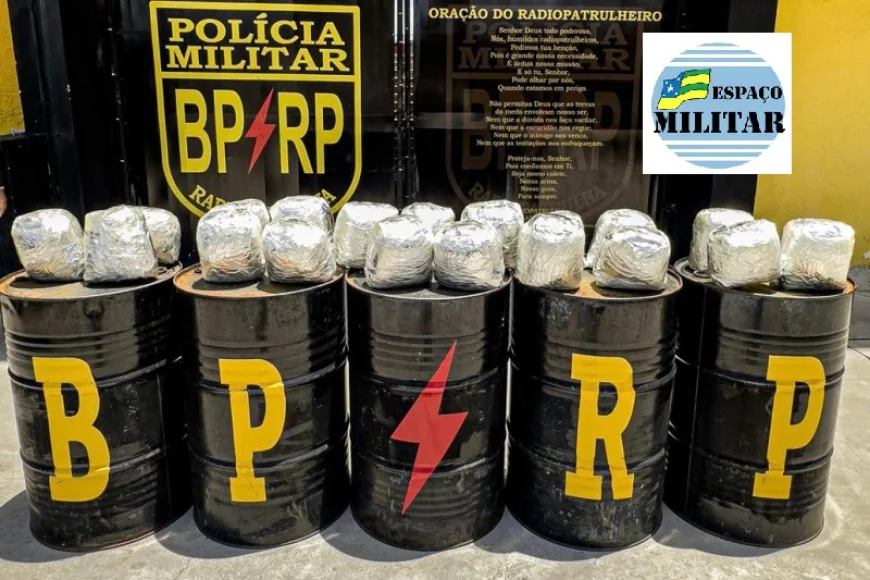 MILITARES DO BATALHÃO DE RADIOPATRULHA PRENDEM HOMEM COM MAIS DE 20  KG DE MACONHA NO BAIRRO OLARIA.
