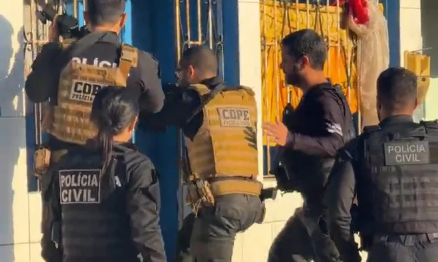 Operação conjunta cumpre mandado de busca da Operação Pharos 2, em apoio à PC do Paraná