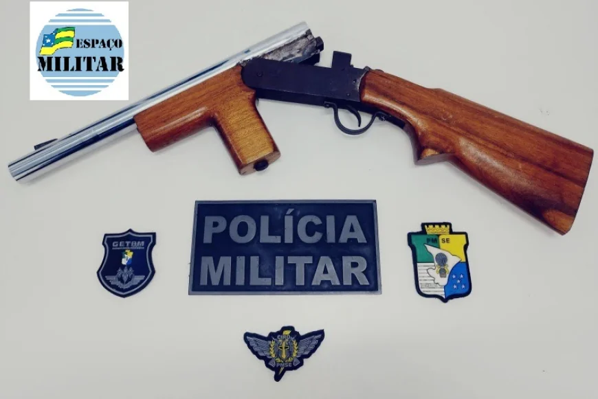 GETAM APREENDE DROGAS, ARMA ARTESANAL E MUNIÇÕES NO BAIRRO 17 DE MARÇO.