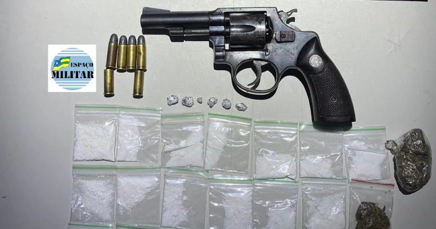 OPERAÇÃO DA POLÍCIA CIVIL E DO 7º BATALHÃO LOCALIZA SUSPEITO DE ENVOLVIMENTO EM HOMICÍDIO EM LAGARTO E APREENDE ARMA DE FOGO E DROGA.
