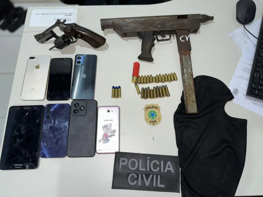 Operação prende suspeitos de integrar organização criminosa em Estância