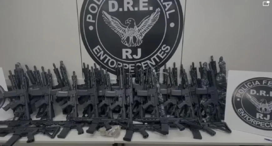 POLÍCIA FEDERAL DESMONTA FÁBRICA CLANDESTINA QUE PRODUZIA 3,5 MIL FUZIS PARA RACÇÕES DO RIO.