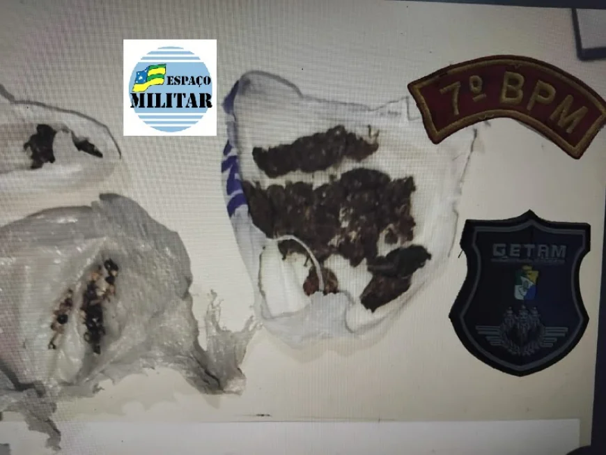 AÇÃO DE POLICIAIS MILITARES DO 7º BATALHÃO RESULTA NA APREENSÃO DE DROGAS E NA RECUPERAÇÃO DE MOTOCICLETA ROUBADA EM LAGARTO.