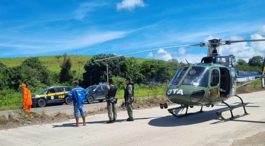 GTA e CBM atuam em resgate de vítima de grave acidente na BR-101