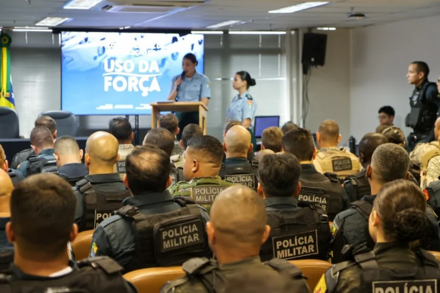 INTEGRANTES DA PMSE INICIAM CURSO DE USO DIFERENCIADO DA FORÇA.