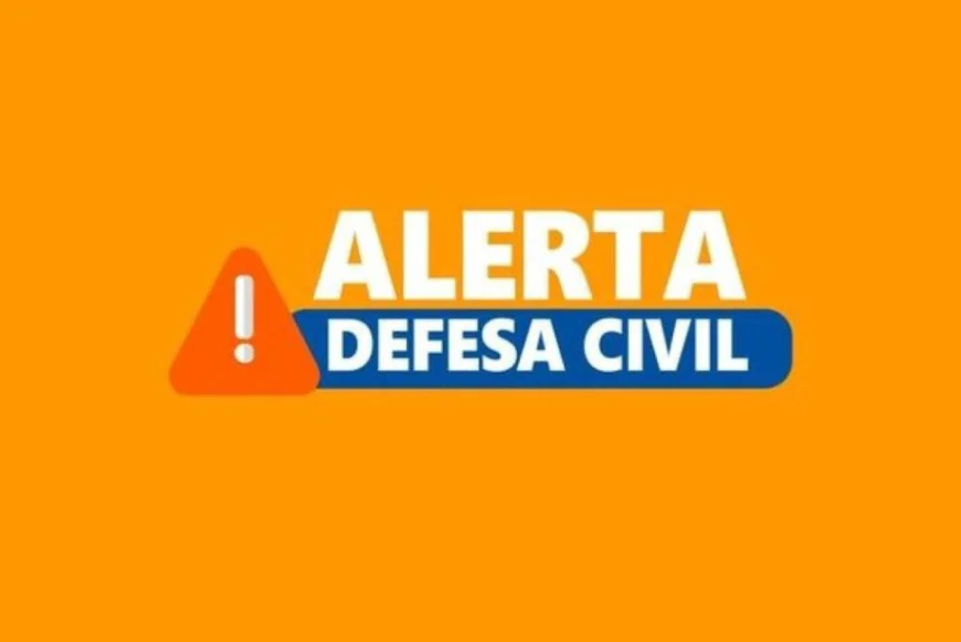 DEFESA CIVIL EMITE ALERTA PARA CHUVAS E VENTOS FORTES EM 21 MUNICÍPIOS SERGIPANOS.