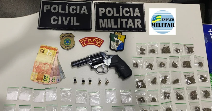 7º BATALHÃO E POLÍCIA CIVIL LOCALIZAM FORAGIDO DE ALTA PERICULOSIDADE EM IMPORTANTE AÇÃO INTEGRADA. ELEMENTO ERA O CRIMINOSO MAIS PERIGOSO DE LAGARTO.