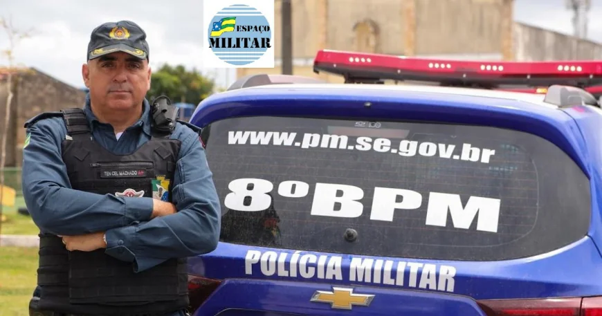 TENENTE-CORONEL MACHADO ASSUMIU O COMANDO DO 8º BATALHÃO. UMA DECISÃO ACERTADA DO COMANDANTE-GERAL DA PMSE.